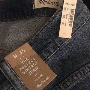 Madewell Jeans Perfect Vintage Petite W35